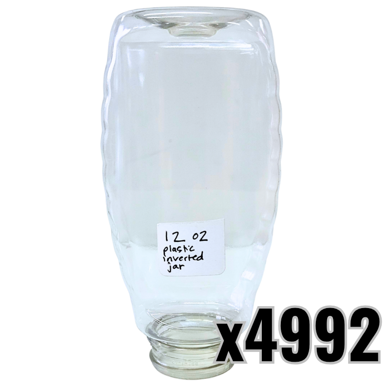 12 oz Plastic Inverted Honey Jar