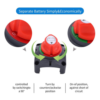 12-48V Battery Power Switch by ACOPOWER