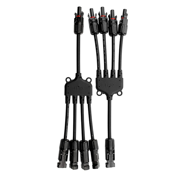 4 to 1 Solar Branch Connectors MMMMF+FFFFM Pair by ACOPOWER