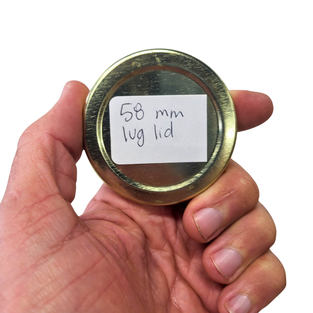 58mm Metal Lug Lid