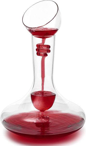 Wine Tower Decanting & Aerator Set - 2 Aerating Parts