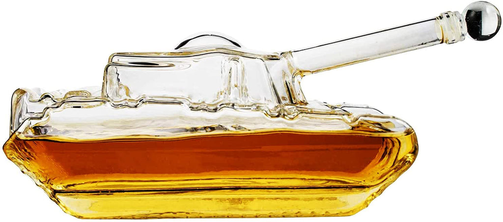 Tank Whiskey Decanter - Military Veteran Gifts - 1000ml