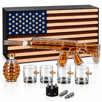 Ar15 Whiskey Decanter Gift Premium Barware Gift Elegant Drinkware Collection