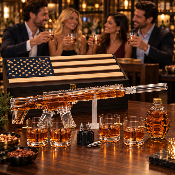Ar15 Whiskey Decanter Gift Premium Barware Gift Elegant Drinkware Collection