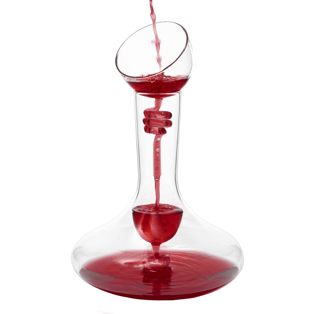 Wine Tower Decanting & Aerator Set - 2 Aerating Parts
