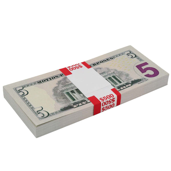 $500 Full Print New Series Stack