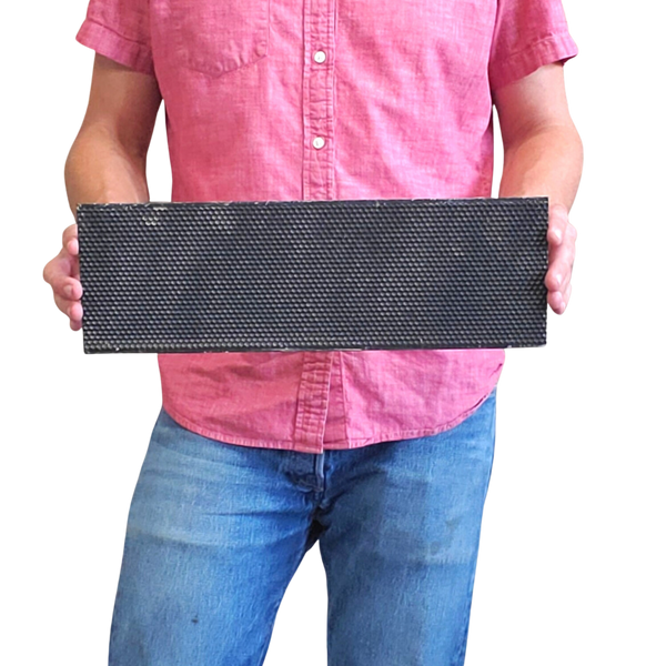 Medium, Black Plastic Foundation with Double Beeswax