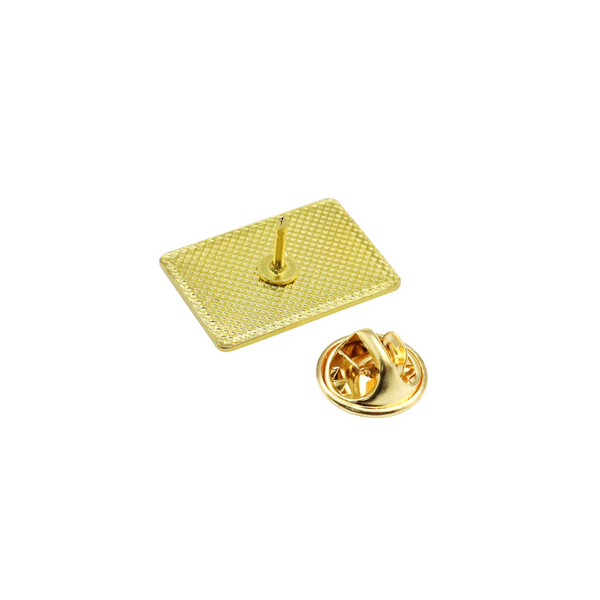 Progress Pride Flag Pin | LGBTQ Rainbow Flag Gold and Enamel Pin Brooch
