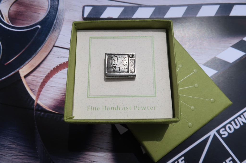 T.V. Talking Heads Lapel Pin