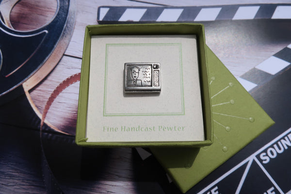 T.V. Talking Heads Lapel Pin