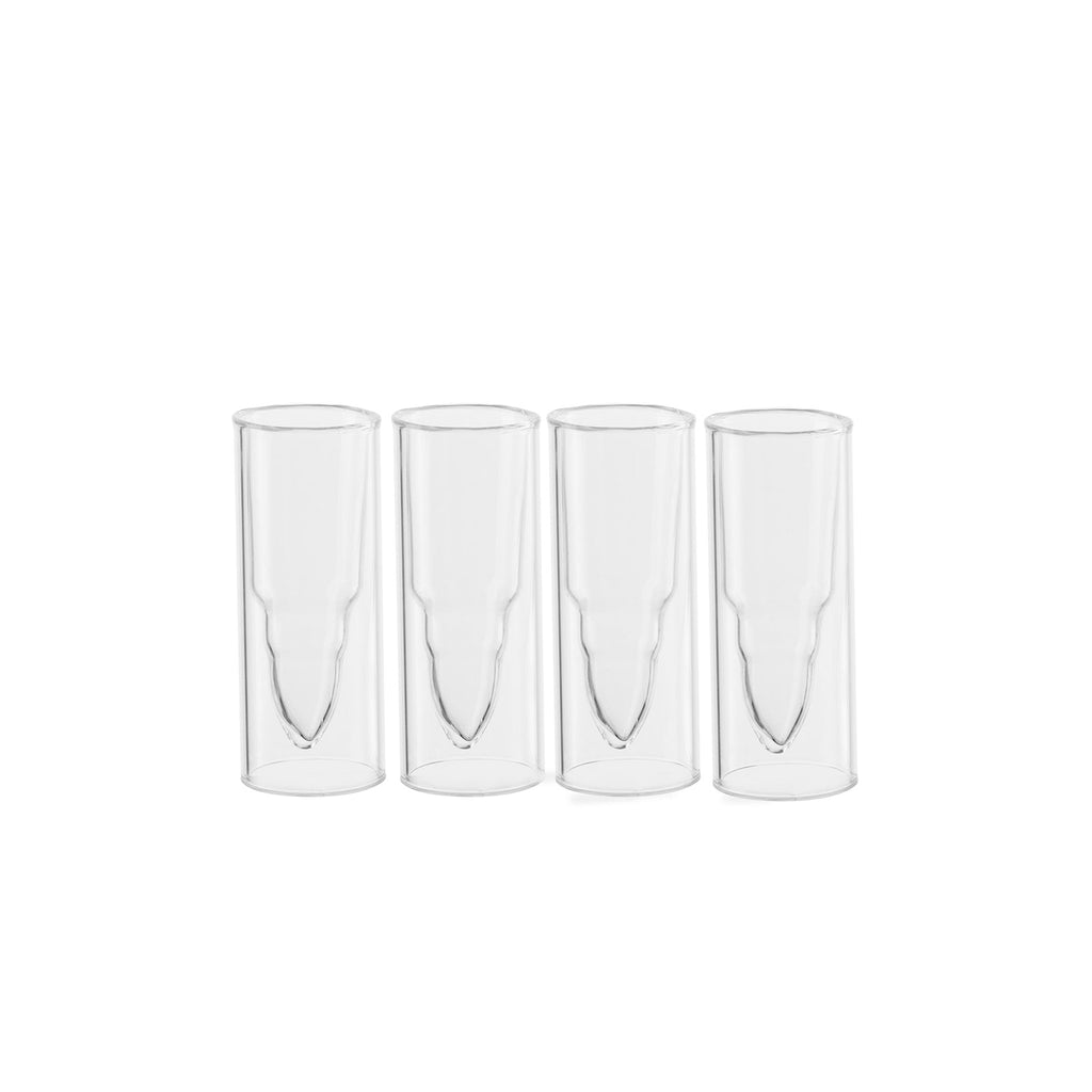 50 Caliber Shot Glasses Set - Set of 4