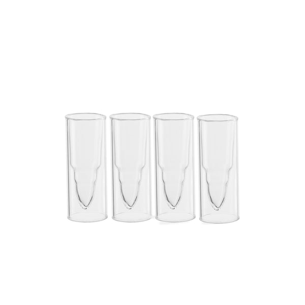 50 Caliber Shot Glasses Set - Set of 4
