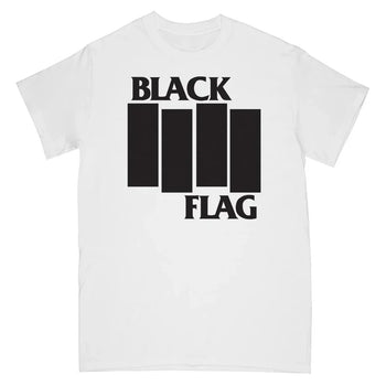 Black Flag Band T-shirt Black Flag Bars Logo Tee SST Records