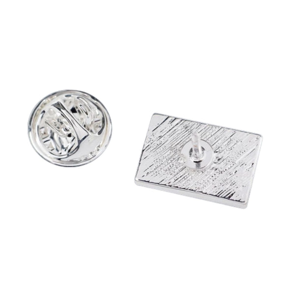 25 Pack Rectangle Daniel Quasar Flag Lapel Pins (25 Pins)