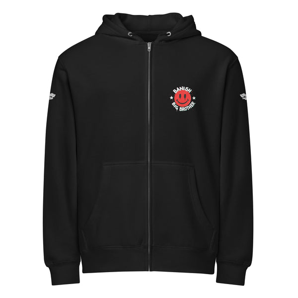 Banish Big Brother Deluxe Zip-Up Hoodie (Dark)