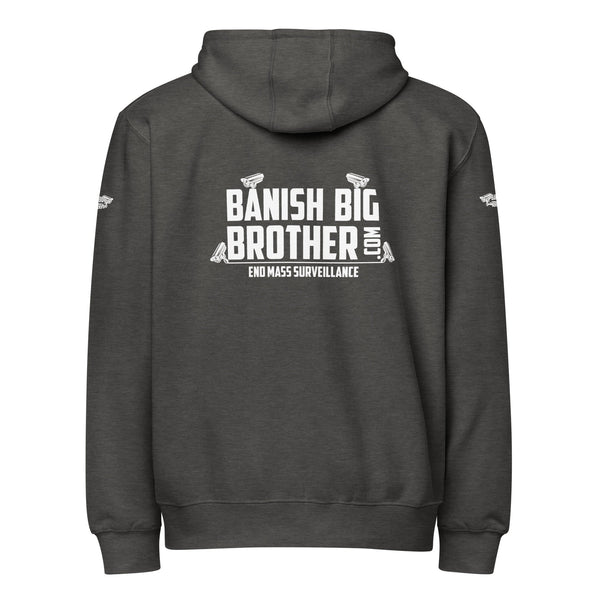Banish Big Brother Deluxe Zip-Up Hoodie (Dark)