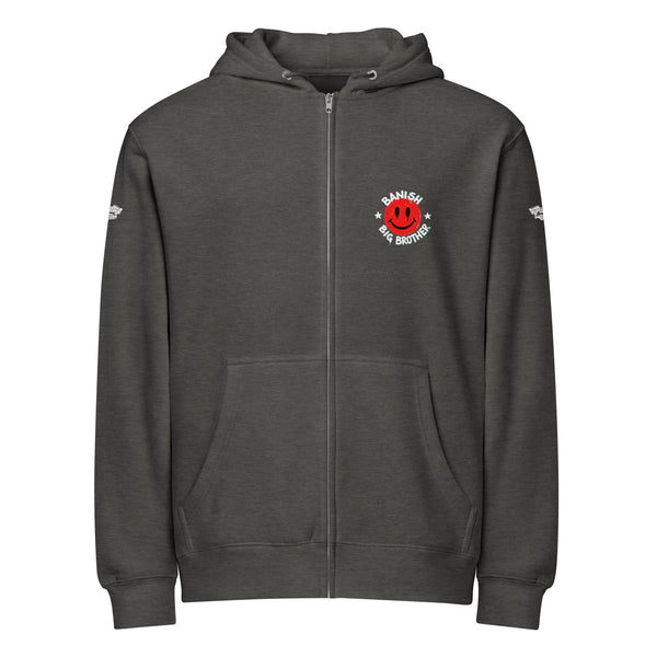 Banish Big Brother Deluxe Zip-Up Hoodie (Dark)