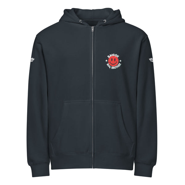 Banish Big Brother Deluxe Zip-Up Hoodie (Dark)