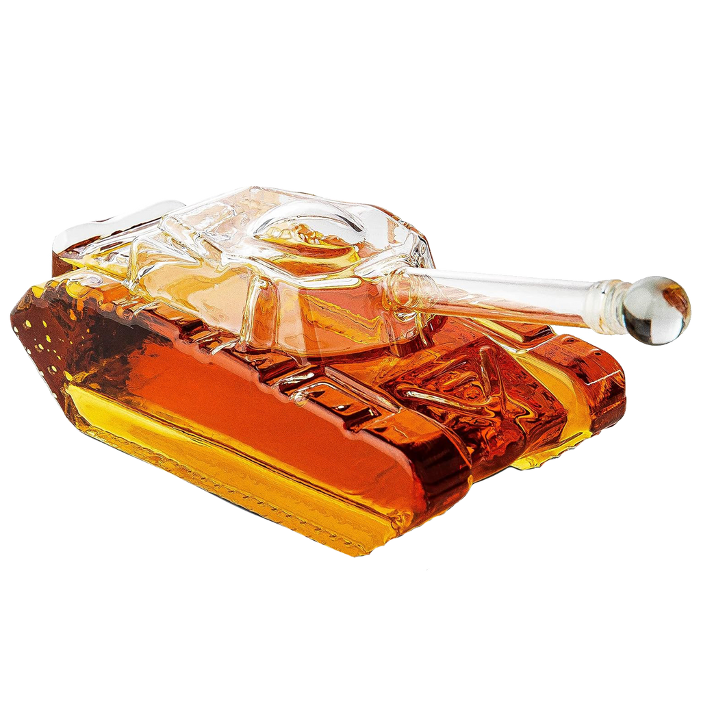 Tank Whiskey Decanter - Military Veteran Gifts - 1000ml