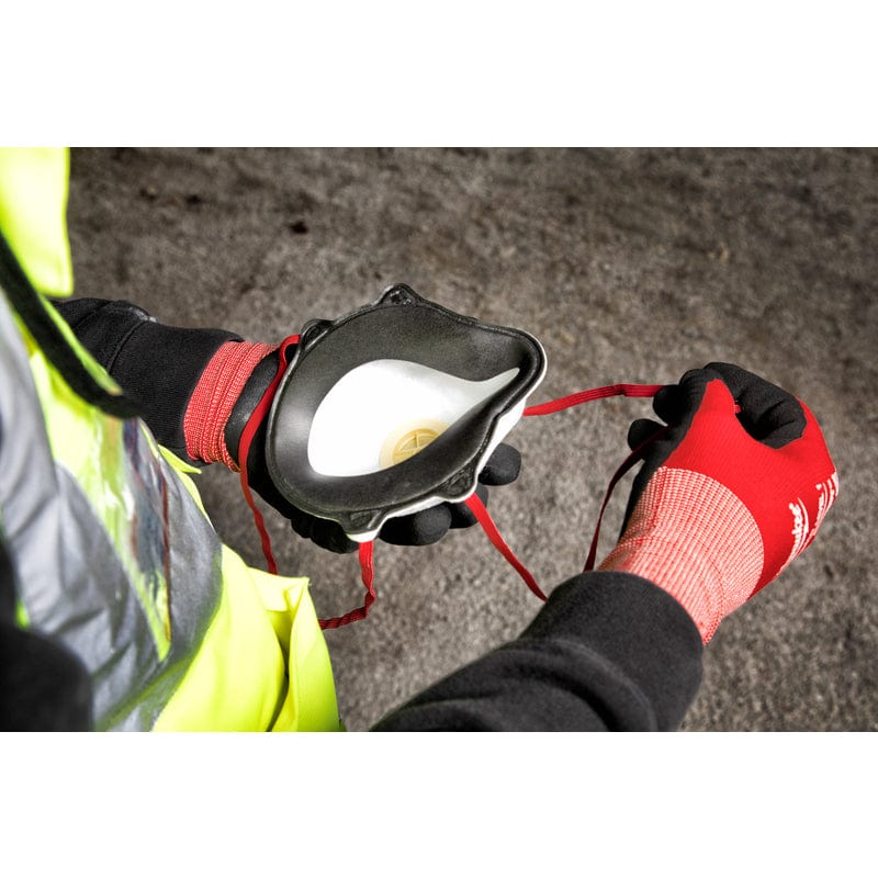 Milwaukee N95 Dust Protection Respirator with Gasket Valved White 1 pk