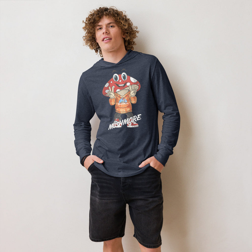 Mushmore Mushlove Hooded long-sleeve tee