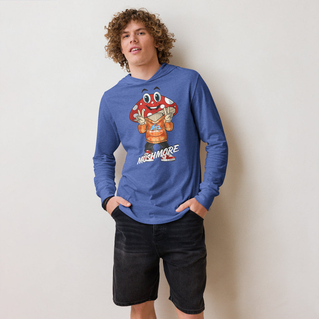 Mushmore Mushlove Hooded long-sleeve tee