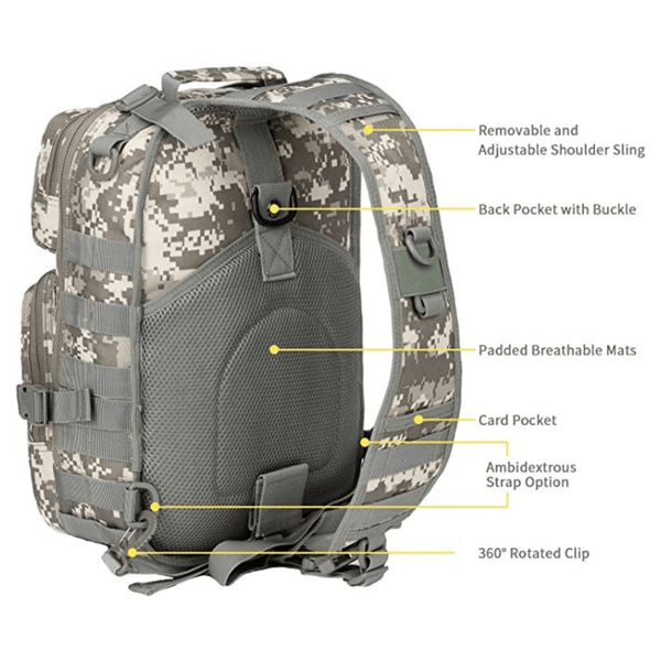 Tactical Military Medium Sling Range Bag by Jupiter Gear - Proud Libertarian - Jupiter Gear