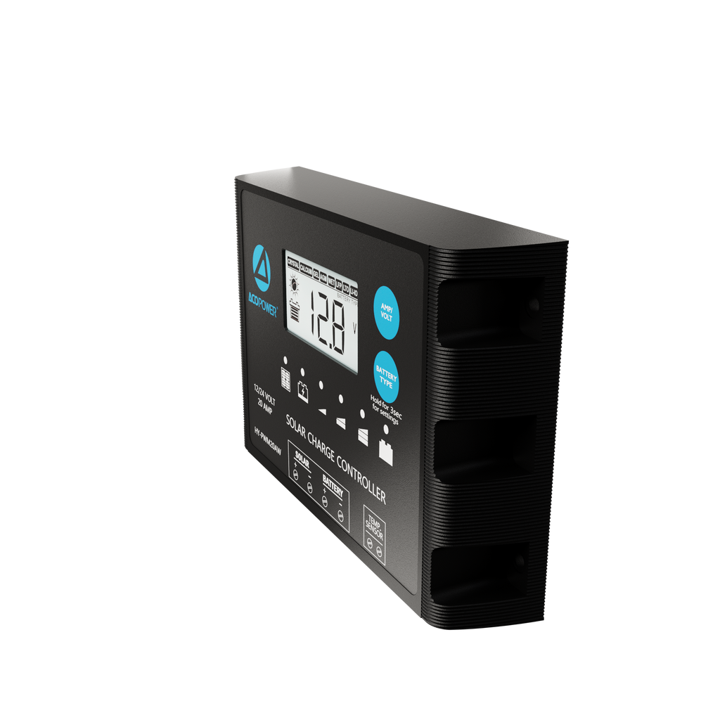 Waterproof ProteusX 20A PWM Solar Charge Controller with Alligator Clips and MC4 Connectors by ACOPOWER - Proud Libertarian - ACOPOWER