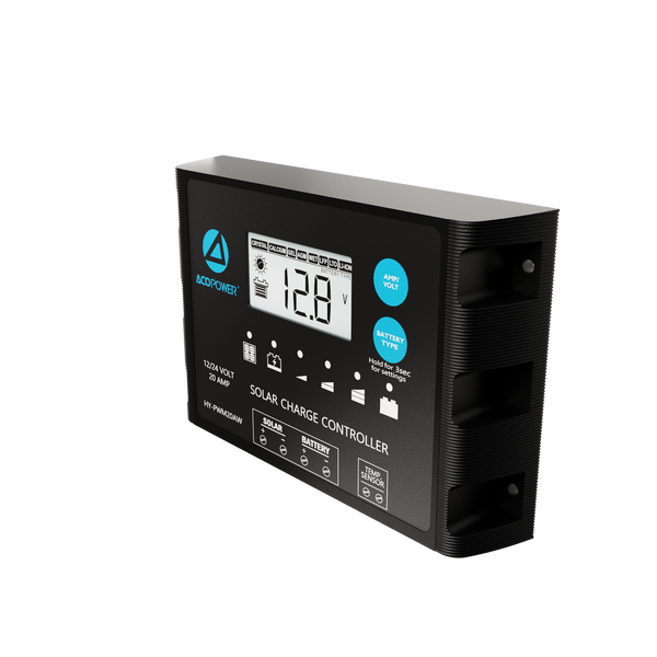 Waterproof ProteusX 20A PWM Solar Charge Controller with Alligator Clips and MC4 Connectors by ACOPOWER - Proud Libertarian - ACOPOWER