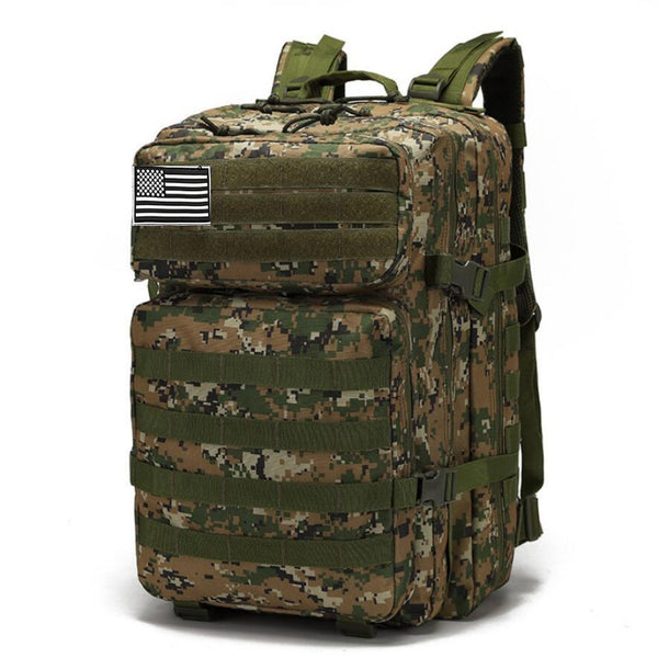 Tactical Military 45L Molle Rucksack Backpack by Jupiter Gear - Proud Libertarian - Jupiter Gear