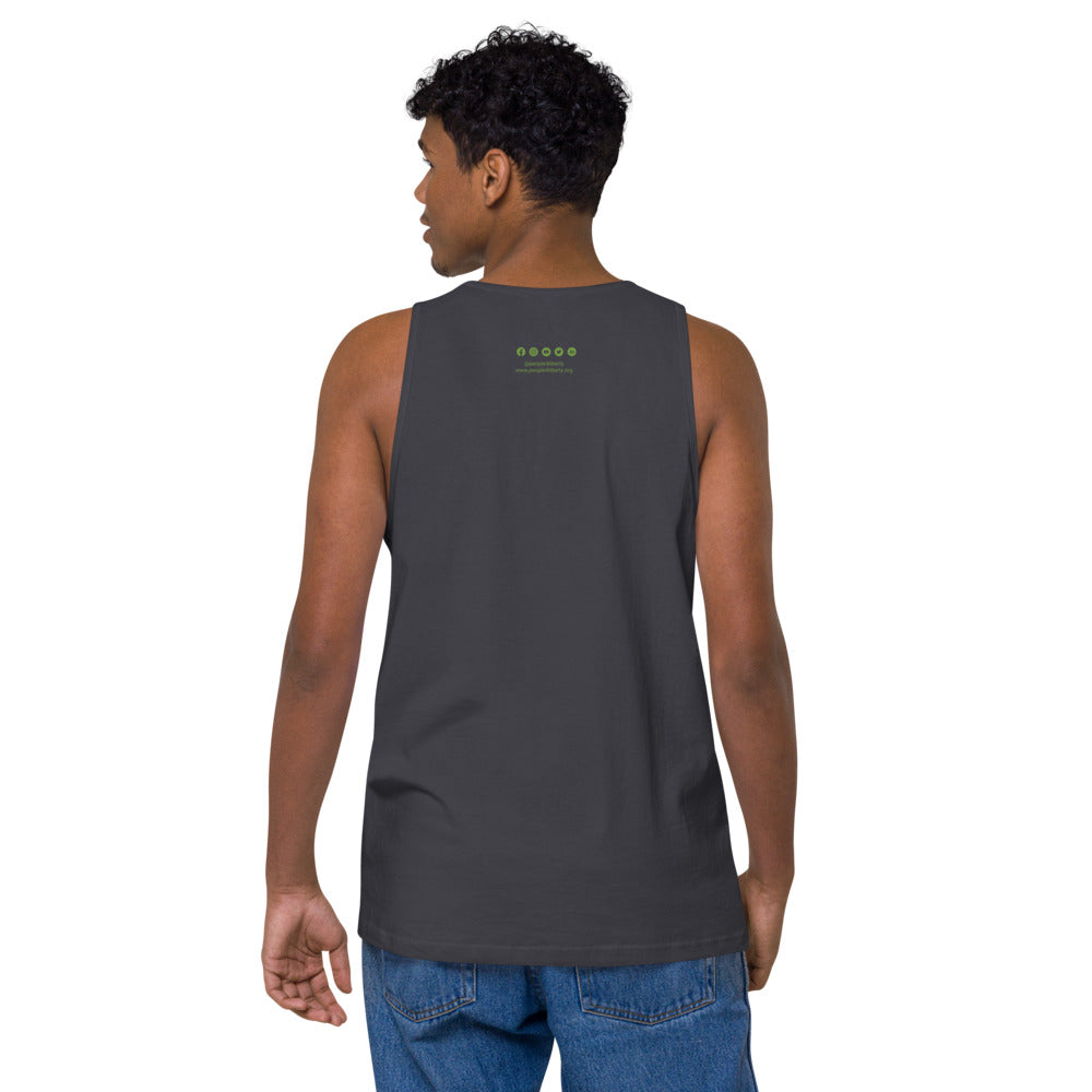 Fweedom Fighter Men’s premium tank top - Proud Libertarian - People for Liberty