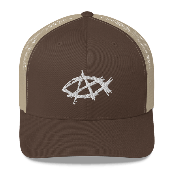 AnarchoChristian Trucker Cap - Proud Libertarian - AnarchoChristian