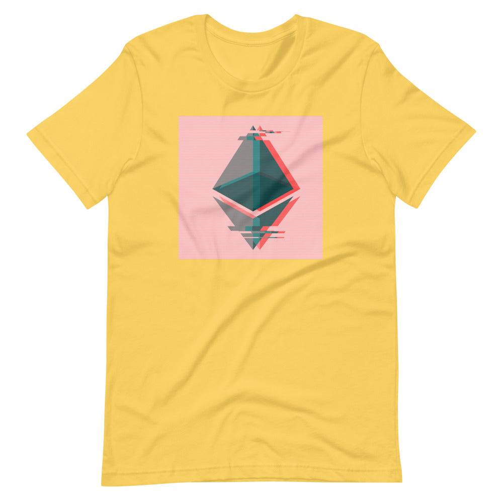 Ethereum3D Short-Sleeve Unisex T-Shirt - Proud Libertarian - Libertarian Frontier