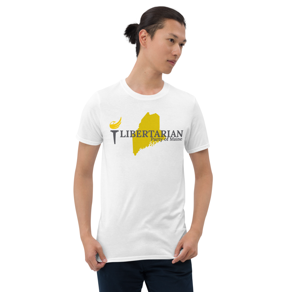 Libertarian Party of Maine Short-Sleeve Unisex T-Shirt - Proud Libertarian - Proud Libertarian