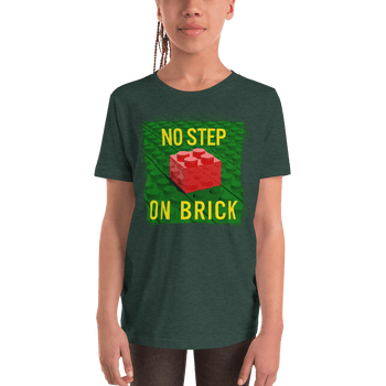 No Step on Brick (Don't Tread) Youth Short Sleeve T-Shirt - Proud Libertarian - Proud Libertarian