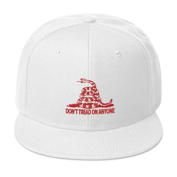 Don't Tread on Anyone Snapback Hat - Proud Libertarian - Proud Libertarian