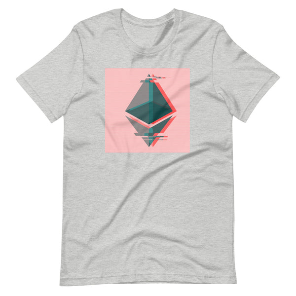 Ethereum3D Short-Sleeve Unisex T-Shirt - Proud Libertarian - Libertarian Frontier
