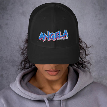 Angela For Congress Trucker Cap - Proud Libertarian - Angela Pence