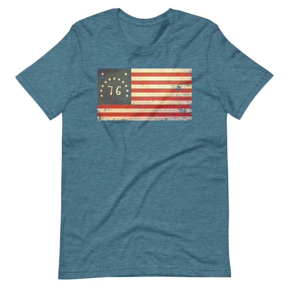 Bennington Vintage Short-Sleeve Unisex T-Shirt - Proud Libertarian - Libertarian Frontier