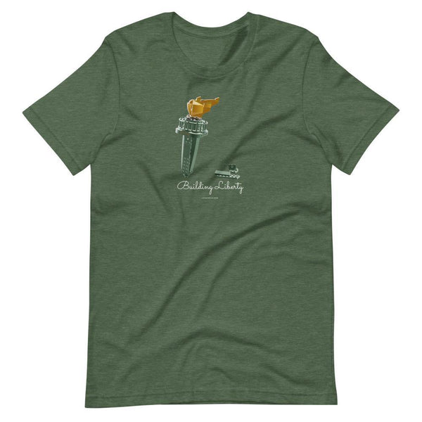 Building Liberty Short-Sleeve Unisex T-Shirt - Proud Libertarian - Libertarian Party of Georgia