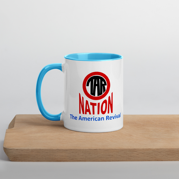 TAR-Nation Mug with Color Inside - Proud Libertarian - Proud Libertarian