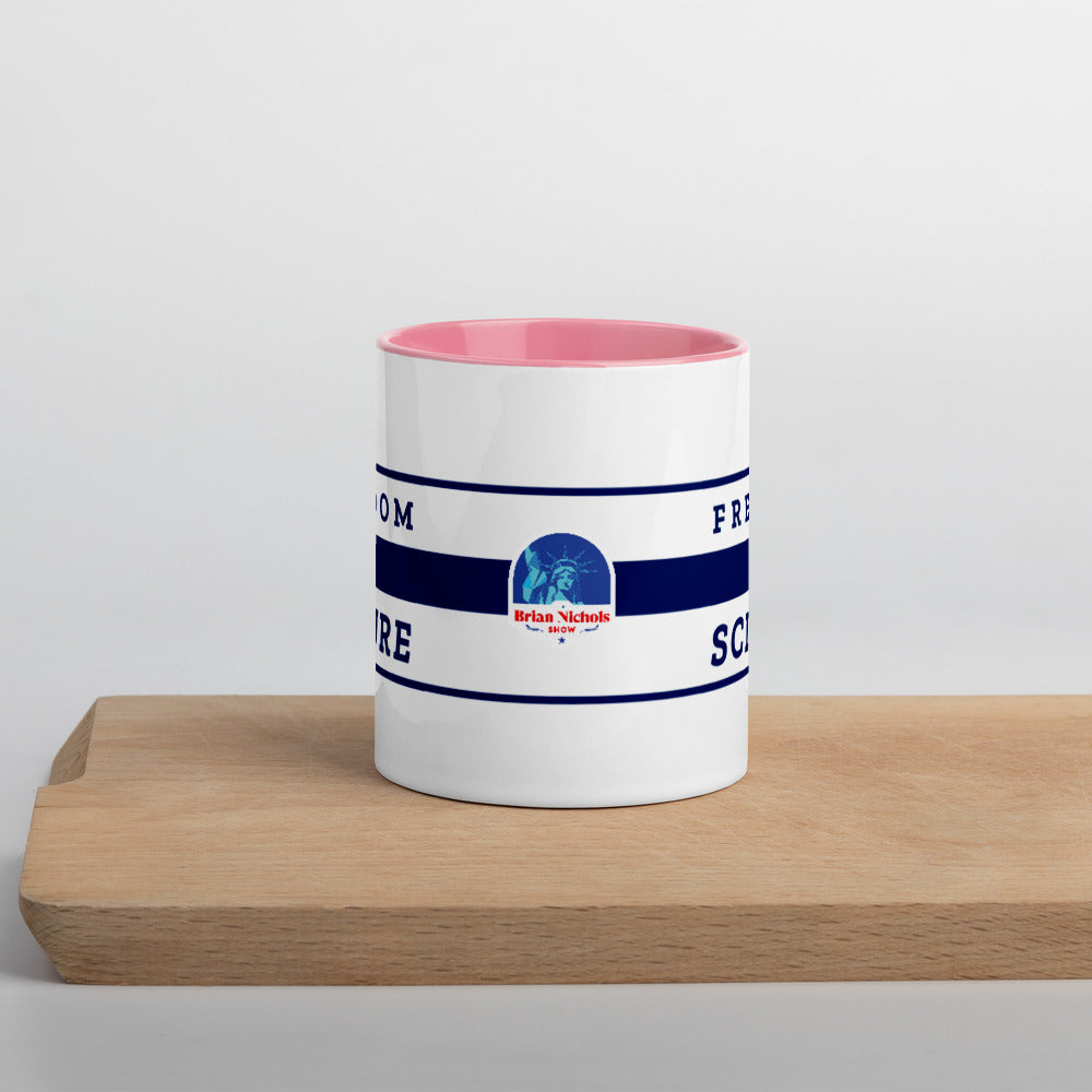 Freedom is Nature, Freedom is Science Mug with Color Inside - Proud Libertarian - The Brian Nichols Show