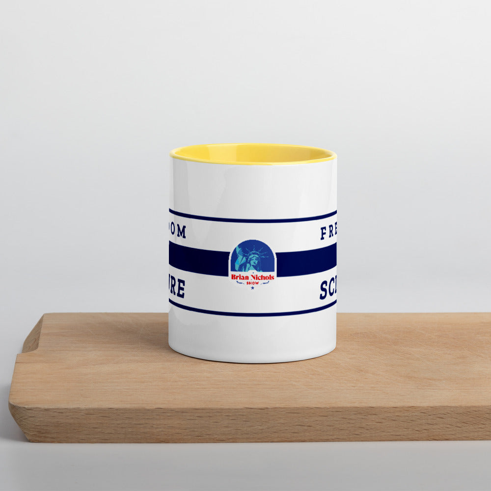 Freedom is Nature, Freedom is Science Mug with Color Inside - Proud Libertarian - The Brian Nichols Show